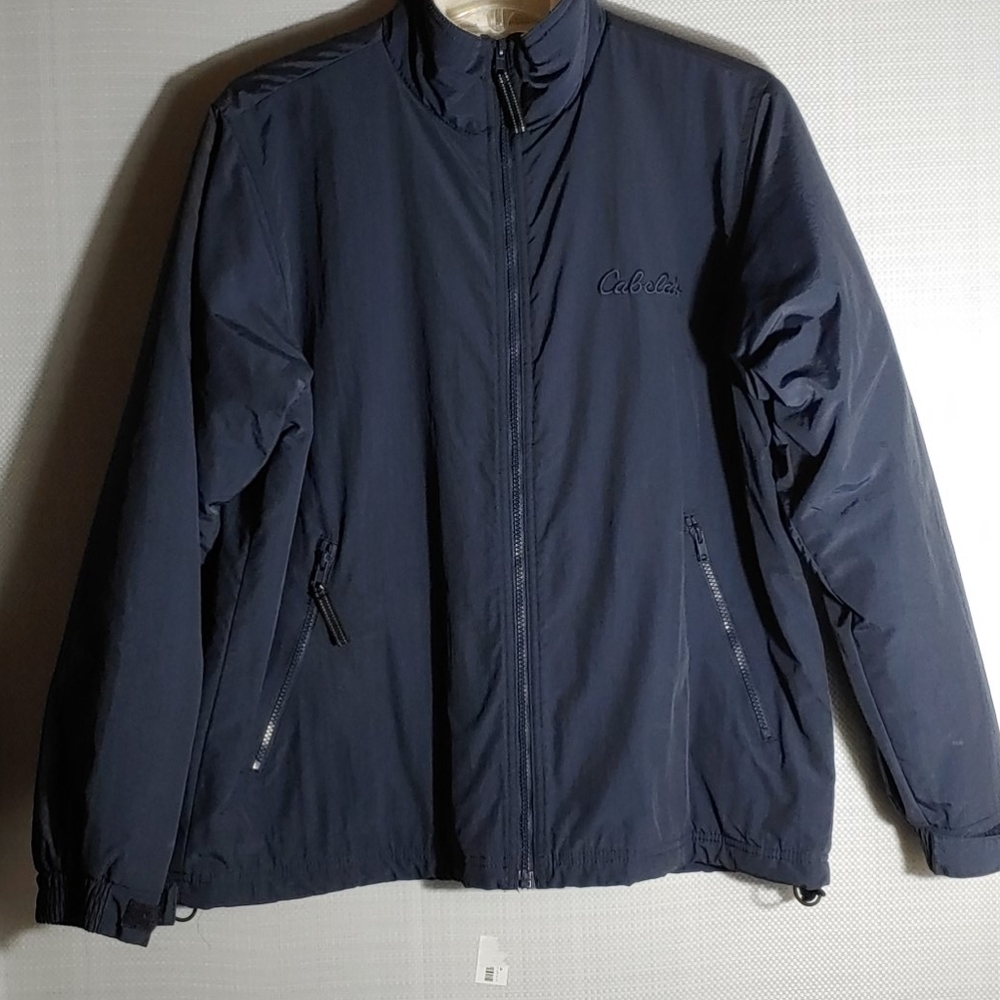 Cabelas Blue fleece lined Jacket!